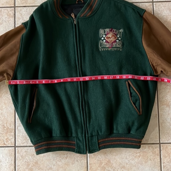 Golden Bear Varsity Bomber Jacket, Pacific Coast Cutting Association, Sz XL - Picture 12 of 15